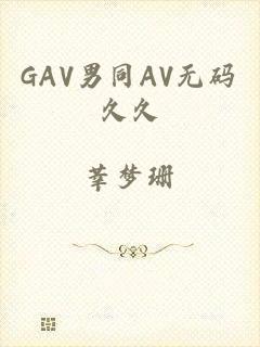 GAV男同AV无码久久