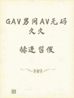 GAV男同AV无码久久