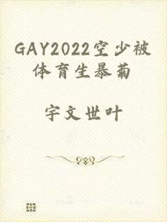 GAY2022空少被体育生暴菊