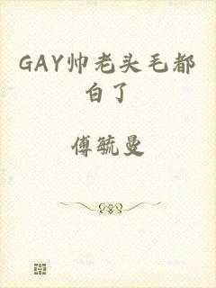 GAY帅老头毛都白了