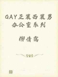 GAY正装西装男办公室系列