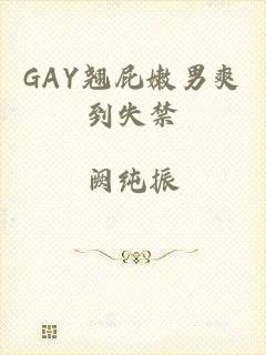 GAY翘屁嫩男爽到失禁