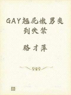 GAY翘屁嫩男爽到失禁