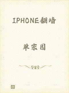 IPHONE翻墙