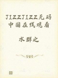 JIZZJIZZ无码中国在线观看