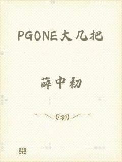 PGONE大几把