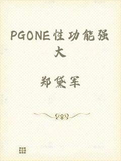 PGONE性功能强大