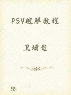 PSV破解教程