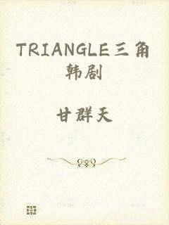 TRIANGLE三角韩剧