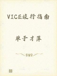 VICE旅行指南