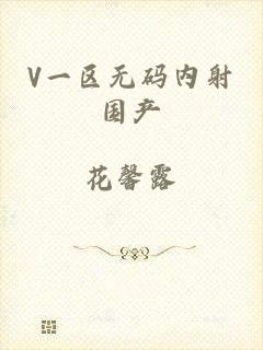 V一区无码内射国产