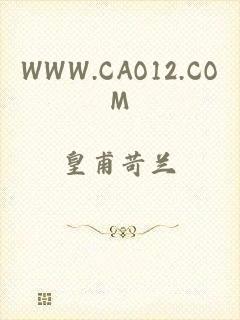 WWW.CAO12.COM