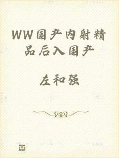 WW国产内射精品后入国产