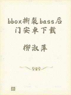 bbox撕裂bass后门安卓下载