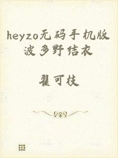 heyzo无码手机版波多野结衣