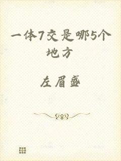 一体7交是哪5个地方