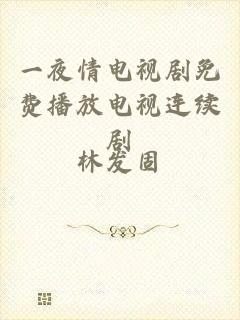 一夜情电视剧免费播放电视连续剧