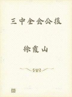 三中全会公报