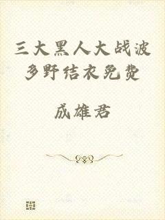 三大黑人大战波多野结衣免费