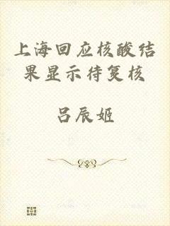 上海回应核酸结果显示待复核
