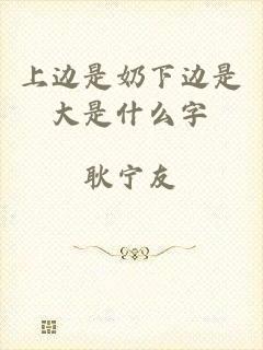 上边是奶下边是大是什么字