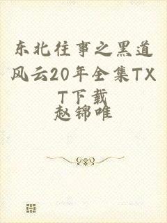 东北往事之黑道风云20年全集TXT下载