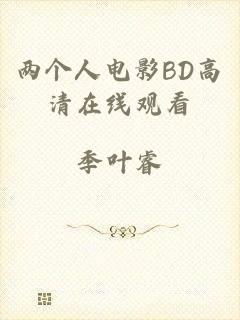 两个人电影BD高清在线观看