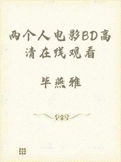 两个人电影BD高清在线观看