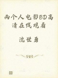 两个人电影BD高清在线观看