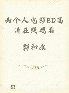 两个人电影BD高清在线观看