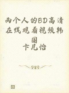 两个人的BD高清在线观看视频韩国