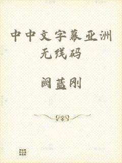 中中文字幕亚洲无线码
