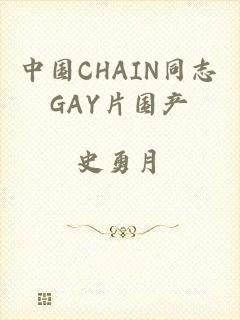 中国CHAIN同志GAY片国产
