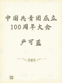 中国共青团成立100周年大会