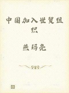 中国加入世贸组织