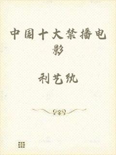 中国十大禁播电影