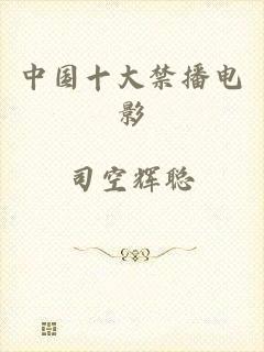 中国十大禁播电影