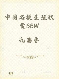 中国名模生殖欣赏BBW