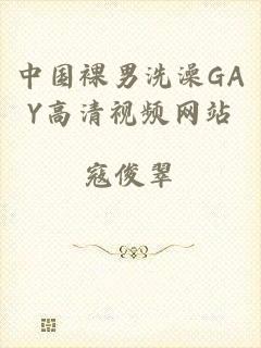 中国裸男洗澡GAY高清视频网站