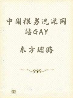 中国裸男洗澡网站GAY