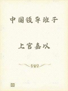 中国领导班子