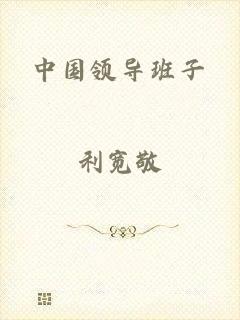 中国领导班子