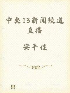 中央13新闻频道直播
