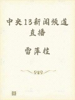 中央13新闻频道直播