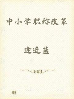 中小学职称改革