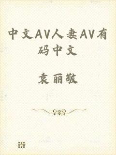 中文AV人妻AV有码中文