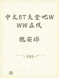中文BT天堂吧WWW在线