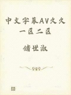 中文字幕AV久久一区二区