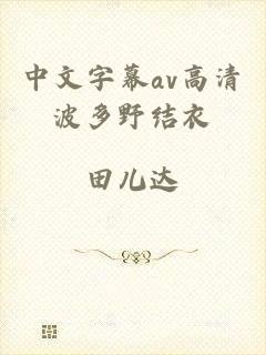 中文字幕av高清波多野结衣