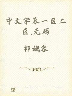 中文字幕一区二区,无码
